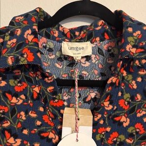 2- Umgee Women's Floral Corduroy Dress